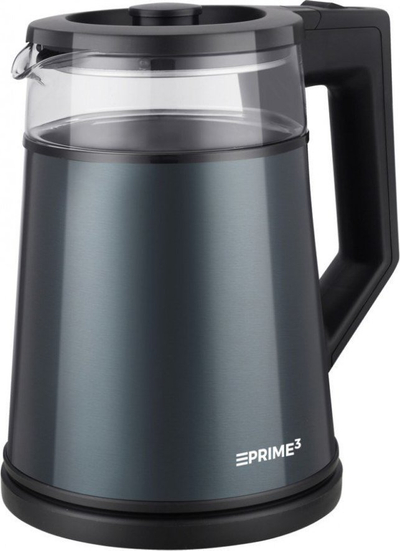 Çajnik elektrik Prime3 SEK21, 1.2L, 1355W, grafit i zi