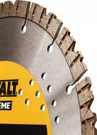 Teh diamanti DeWalt Extreme Runtime, 230mm, 22.23mm, i verdhë