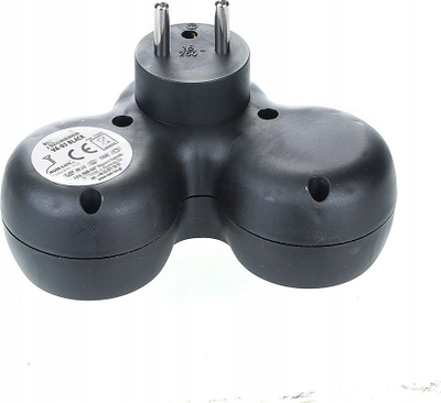 Ndarës rryme Maclean Thief, 3 priza, 3500W, i zi