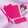 Set krijues çantë shpatulle Totum Minnie Mouse, 35x23cm, për kalamaj 5+, rozë