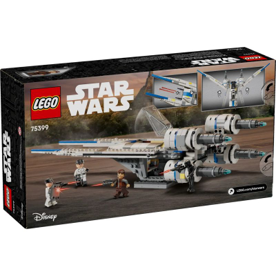 Set LEGO Star Wars 75399 Rebel U-Wing Starfighter, 594 pjesë, 8+, i bardhë