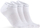 Спортски чорапи Craft Core Dry Shaftless, пакет 3 пара, бели