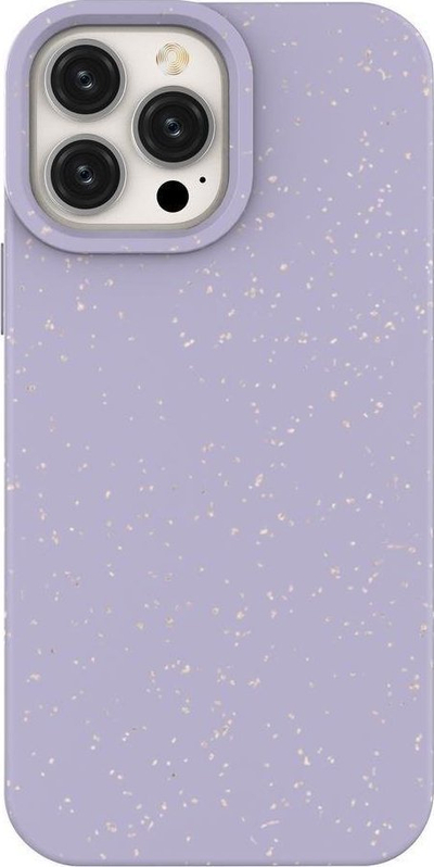 Kapak telefoni Hurtel Eco Case iPhone 14 Plus, silikon i biodegradueshëm, vjollcë