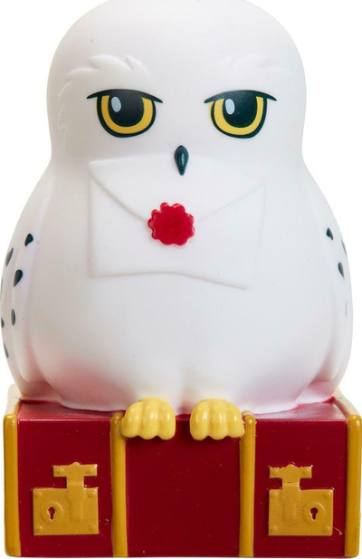 Dritë nate edhe elektrik Harry Potter Hedwig GoGlow Buddy, 2 në 1, për kalamaj, e bardhë