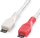 Kabllo karikimi VALUE USB 2.0, Micro USB B në Micro USB B, 0.3m, e bardhë