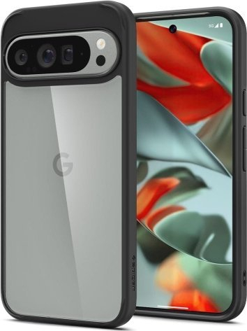 Mbrojtëse telefoni Spigen Ultra Hybrid për Google Pixel 9 Pro XL, e zezë mat