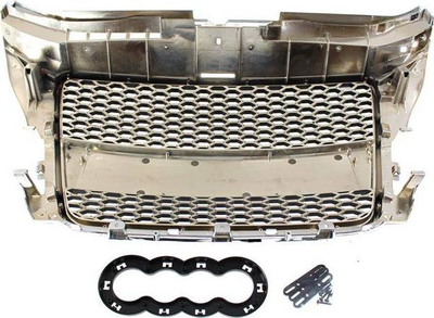 Grilë përpara MTuning RS Style për Audi A3 8P, 2007–2012, krom me të zezë