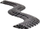 Kanal fleksibël kabllosh Bachmann Cable Coil Pro 930.032, zinxhir kabllosh plastik, i zi