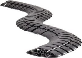 Kanal fleksibël kabllosh Bachmann Cable Coil Pro 930.032, zinxhir kabllosh plastik, i zi