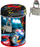 Каса за штедење Derform Money Box Formula I, метална, со катанец, во повеќе бои