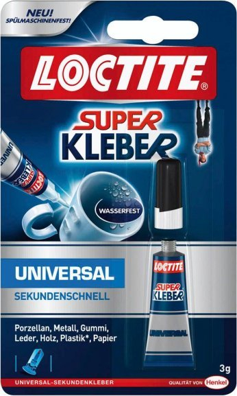 Супер лепак Staedtler Loctite, универзален течен, 3g, транспарентен