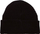 Kapelë dimri Kappa beanie, thurje e trashë, me logo, e zezë