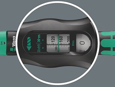 Çelës momenti Wera Click Torque Lock C 3, 40‑200 Nm, 1/2\", argjendtë