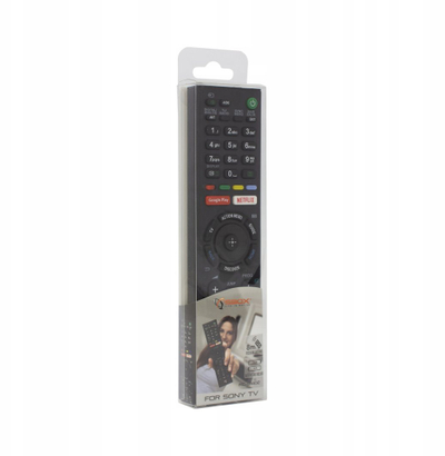 Pilot televizori Sbox RC-01402, për Sony, Smart TV, i zi
