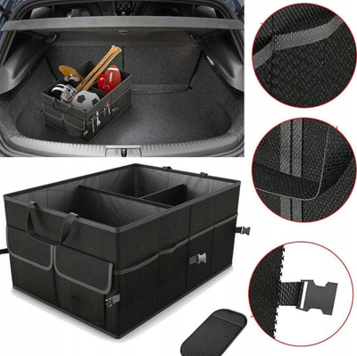 Çantë organizuese bagazhi Black+Decker Trunk Bag, palosëse, me shumë ndarje, e zezë