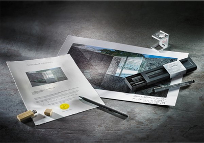 Set lapsa Hahnemuehle Signing Pen Duo, fineliner pigment i zi, laps grafik, gri