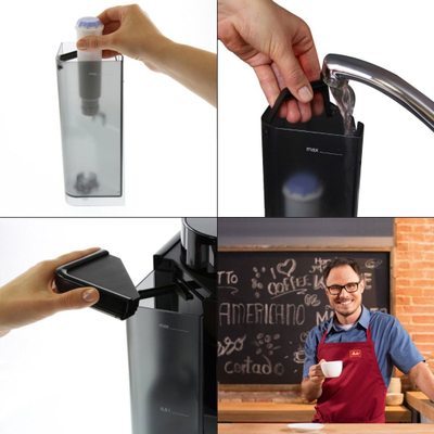 Makinë kafeje Melitta Caffeo Passi F53 / 1-101, 1450W, e hirtë/zezë