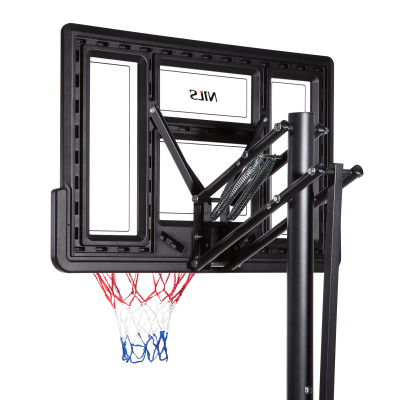 Kosh basketbolli Nils ZDK020, i rregullueshëm 2.45-3.05 m, bazë 75L, i zi