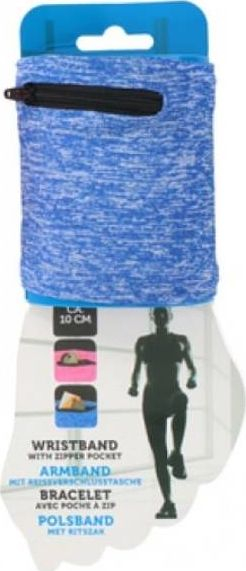 Byzylyk sportiv Dunlop Sports Armband, me xhep me zinxhir, 10x10 cm, blu