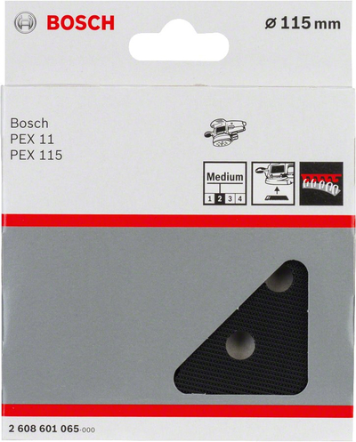 Jastëk gërryes Bosch Medium për PEX 115, 115mm, fortësi mesatare
