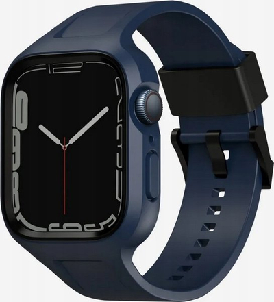 Rrip dhe kapak për Apple Watch UNIQ Monos 2n1, 44 mm 45 mm, blu