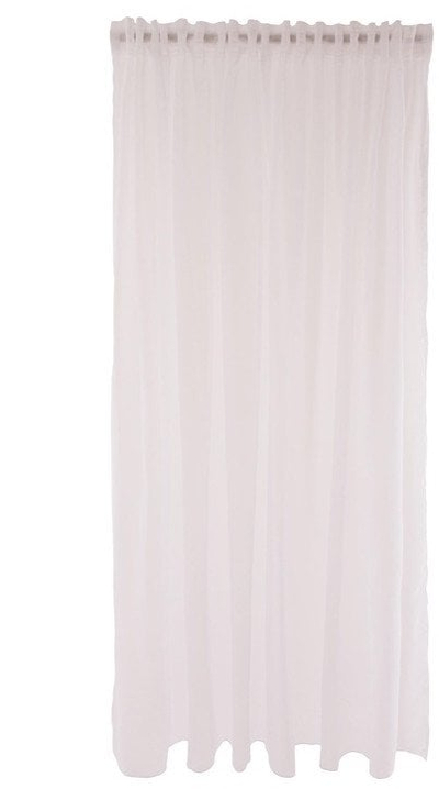 Завеса Domoletti Curtain Voile W191-70000, 280 x 260 cm, со лента, бела