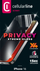 Заштитно стакло Cellularline Xtreme Glass Privacy, за iPhone 16, калено стакло, висока транспарентност