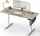 Tavolinë zyre SONGMICS Height Adjustable, elektrike me memorie, 60 x 140 cm, e bardhë greige