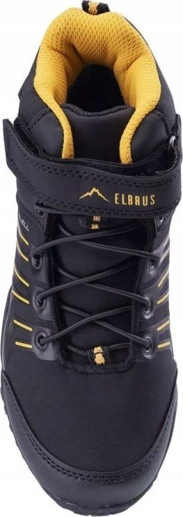 Këpucë trekking Elbrus Erimley Mid WP Teen Jr, softshell, për kalamaj, të zeza