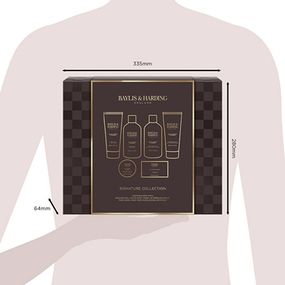 Set për trup Baylis & Harding Black Pepper & Ginseng, 6 copë