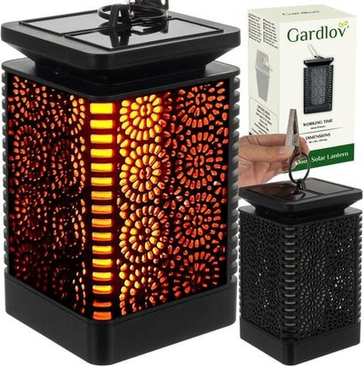 Fener diellor për kopsht Gardlov 24404, LED, IP44, i zi