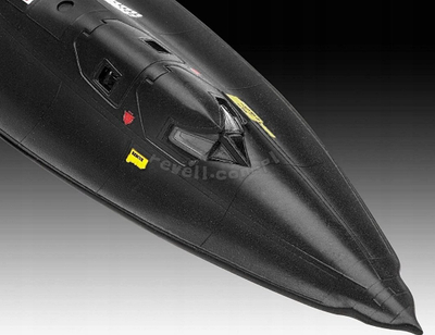 Model avioni Revell SR-71 Blackbird 63652, shkallë 1:110, Starter Kit, ngjyrë e zezë