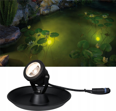 Projektor kopshti Paulmann Plug and Shine Spot for Pond, 4W, 3000K, i zi