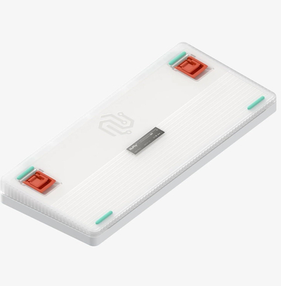 Tastierë mekanike wireless Nuphy Halo75 V2, 75 tasta, RGB, Ionic White Lemon