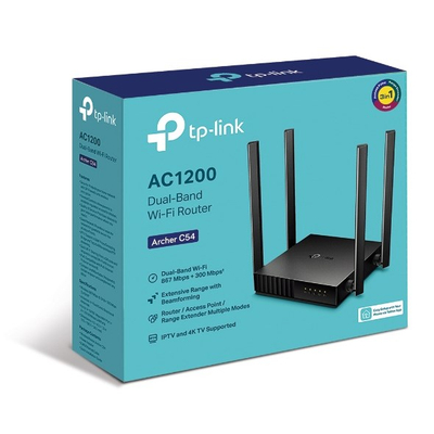Router Wi-Fi TP-Link Archer C54, Dual-Band, 4 antena, i zi