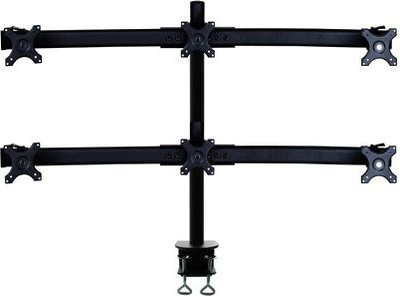 Mbajtëse tavoline për 6 monitorë Neomounts FPMA-D700D6, 19"-27", VESA 75x75 100x100, gri