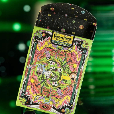 Karta pokeri Rick and Morty, set për koleksion, me ngjyra nga të gjitha