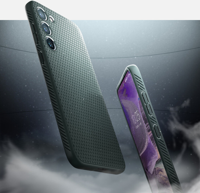 Mbrojtëse Spigen Liquid Air për Samsung Galaxy S23, e gjelbër