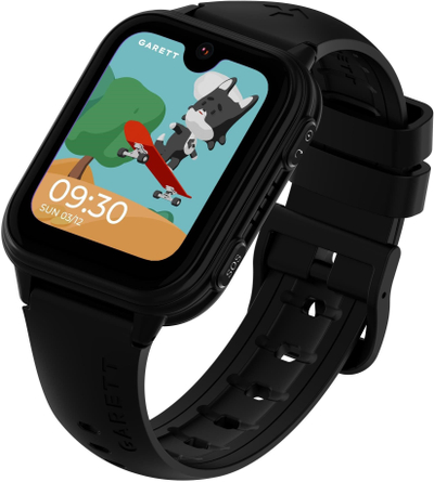 Ora inteligjente për fëmijë Garett Kids Vibe AI, 4G, GPS, e zezë