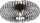 Llambadar tavanit Netlighting Johann Vintage, 50 cm, semi flush, i zi matt