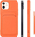 Futrollë telefoni Hurtel Card Case për Xiaomi Redmi Note 11 Pro / Pro Plus, silikon, me xhep për karta, e zezë