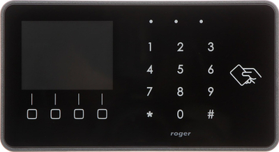 Lexues afërsie Roger MCT88M IO, MIFARE 13.56MHz, NFC dhe BLE, i bardhë