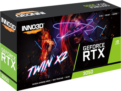 Kartelë grafike Inno3D GeForce RTX 3050 Twin X2 6GB GDDR6