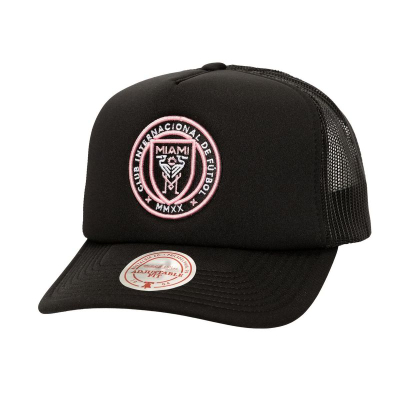 Kapele Mitchell &amp; Ness Inter Miami CF Evergreen Trucker HT8611 IMCBLCK, OSFM, e zezë