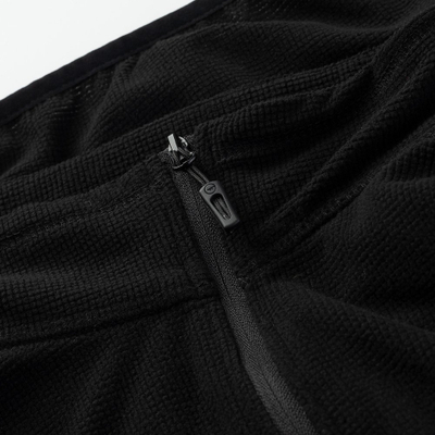 Bluzë sportive Hi-Tec Damis II Full Zip SP M, poliester, me zinxhir të plotë, e zezë