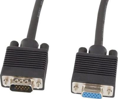 Kabllo Lanberg D-Sub (VGA) - D-Sub (VGA), 3m, e zezë