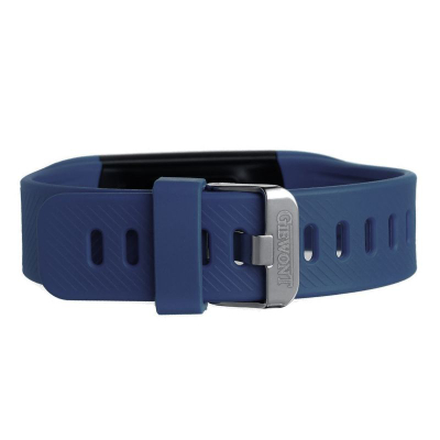 Rrip për orë inteligjente Giewont GW200, silikon 20mm, blu e errët