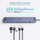 HUB Choetech, HUB-M20, USB-C, 3x USB-A 3.0, HDMI 4K, VGA, PD 100W, RJ45, приклучок, читач на картички