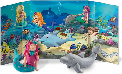 Set argjile modeluese Fimo Kids Mermaid, 6 pjesë, për fëmijë