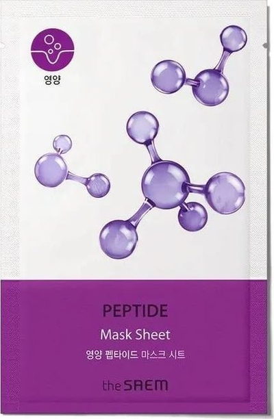 Maskë fytyre The Saem Bio Solution Peptide Nourishing, 20 g, për ushqim të lëkurës
